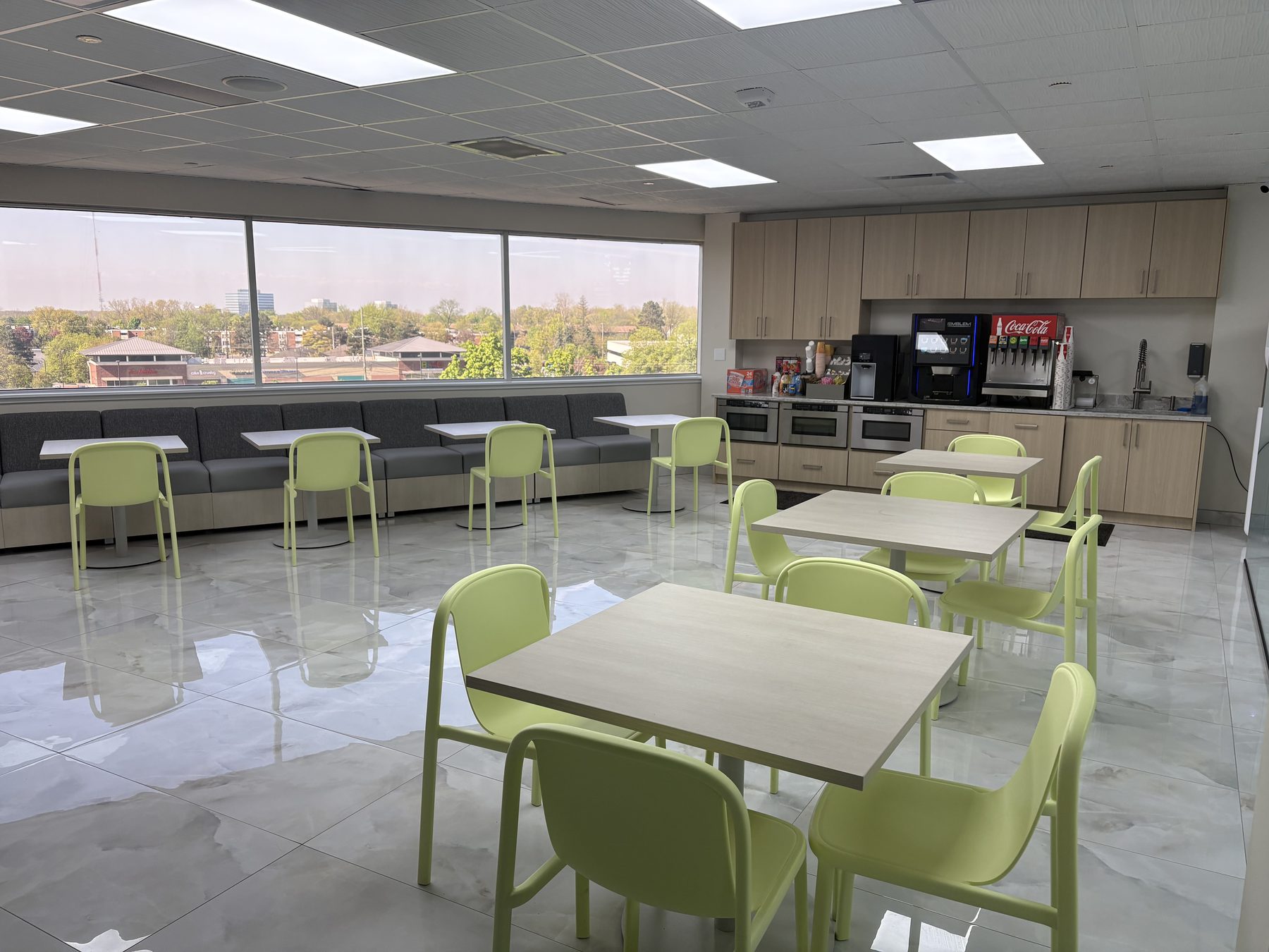 The kitchen at Dynagen HQ
